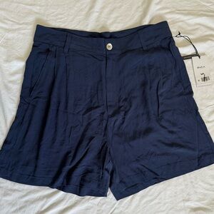 NWT RVCA Women’s Navy Trouser Shorts
